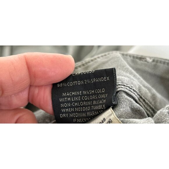 Hudson Collin Skinny Flap Pocket Jeans Chinos Perfectly Broken In Size 27 - Picture 8 of 11